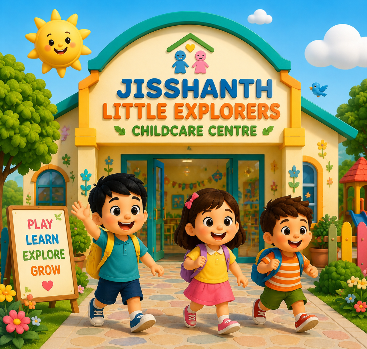 Jisshanth Little Explorers Child Care Centre entrance
